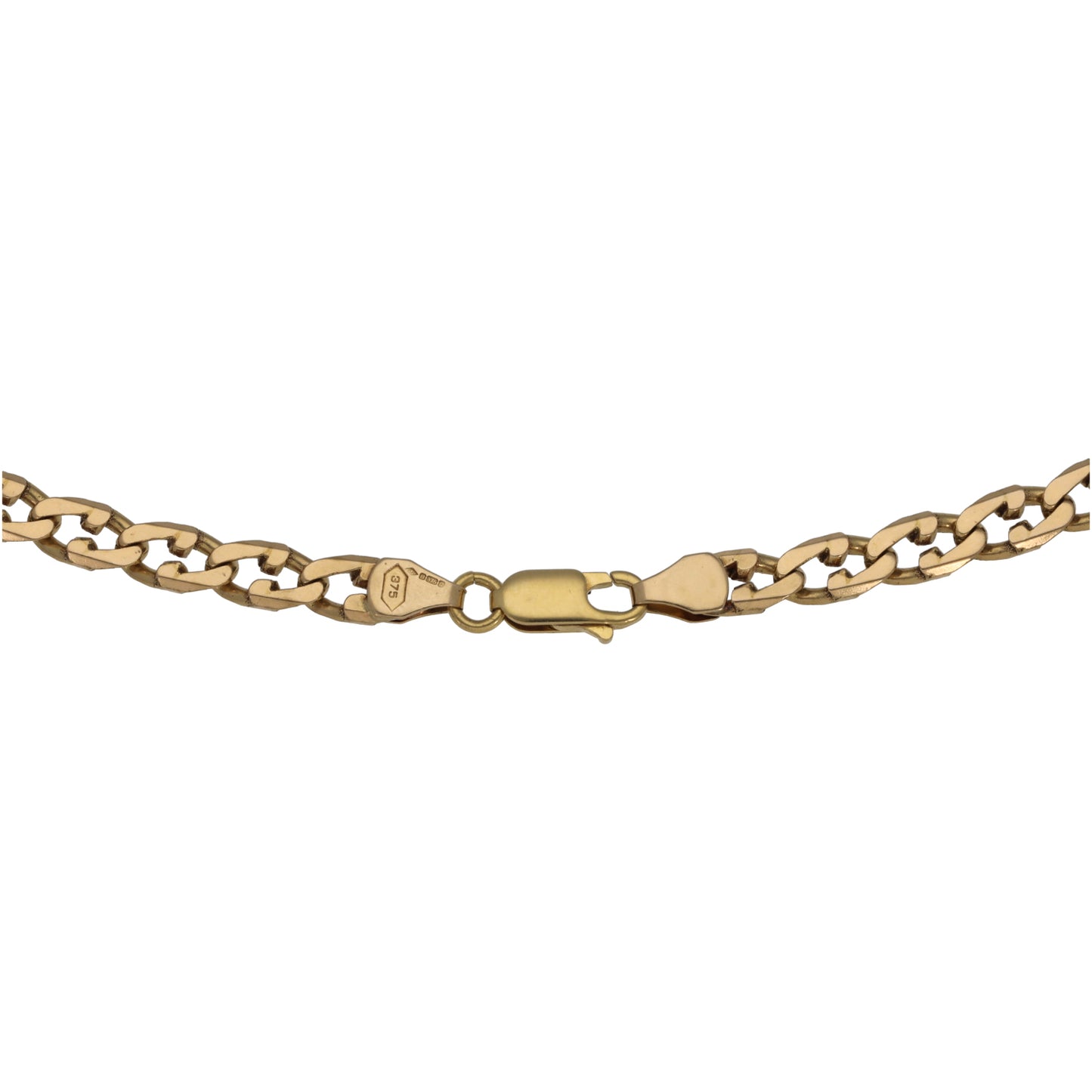 9ct Gold Curb Chain 20"