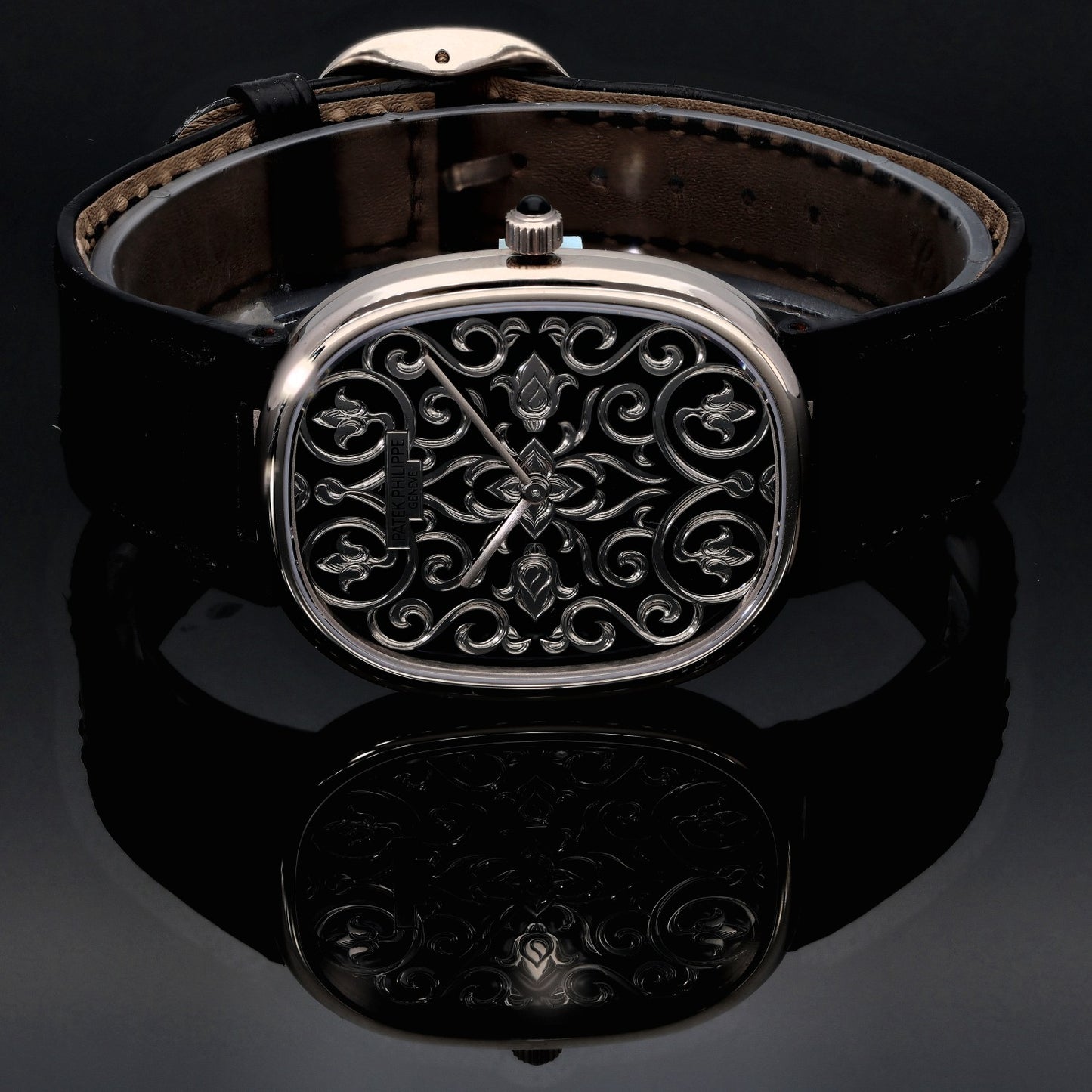 Patek Philippe Golden Eclipse Rare Handcrafts 5738/51G-001 34.5mm White Gold Watch