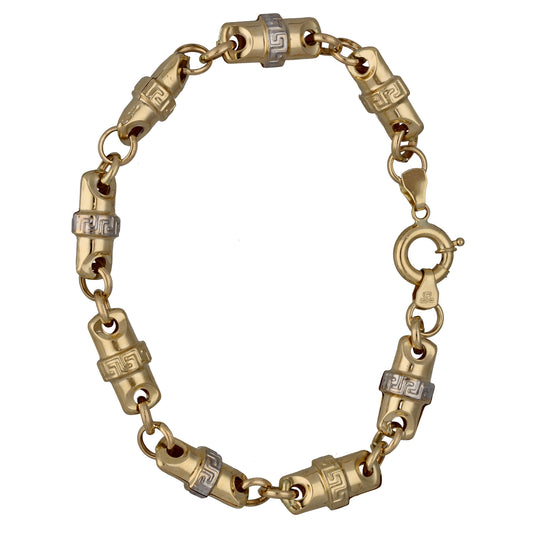 14ct Bicolour Gold Alternative Bracelet