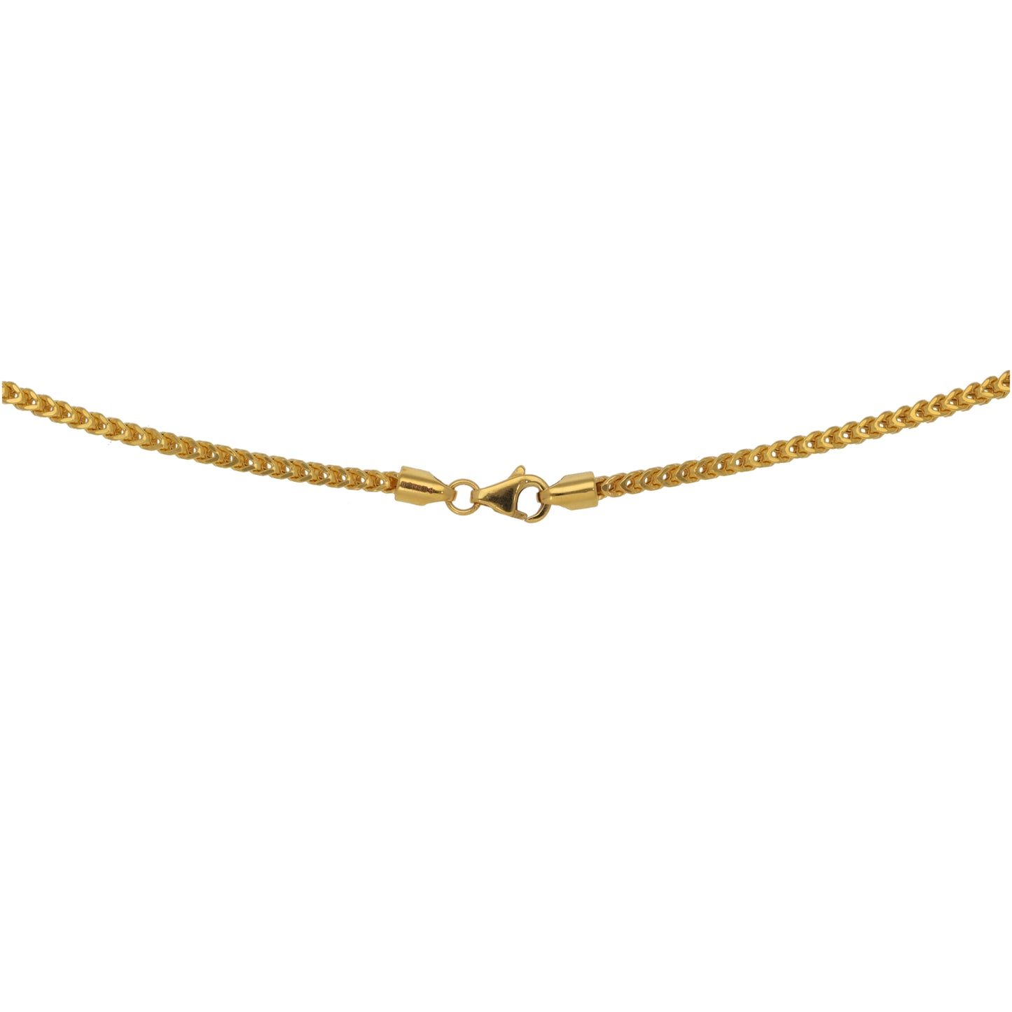 New 22ct Gold Foxtail Chain 20"