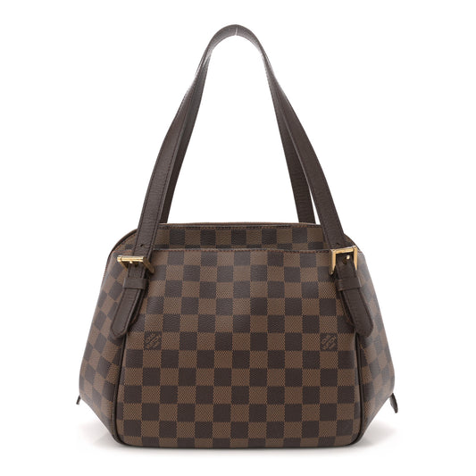 Louis Vuitton Belem MM Damier Ebene Coated Canvas Bag - Brown