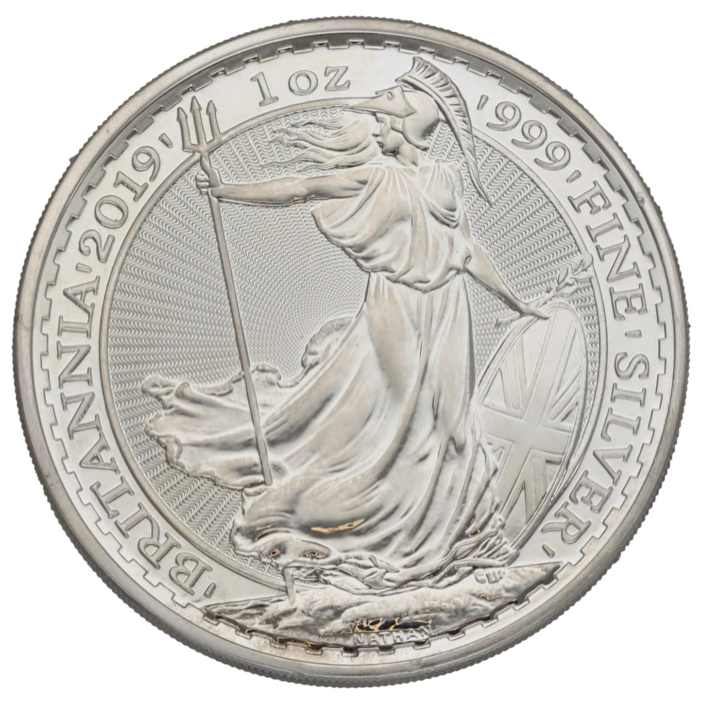 Fine Silver Queen Elizabeth II 1 OZ Britannia Coin 2019