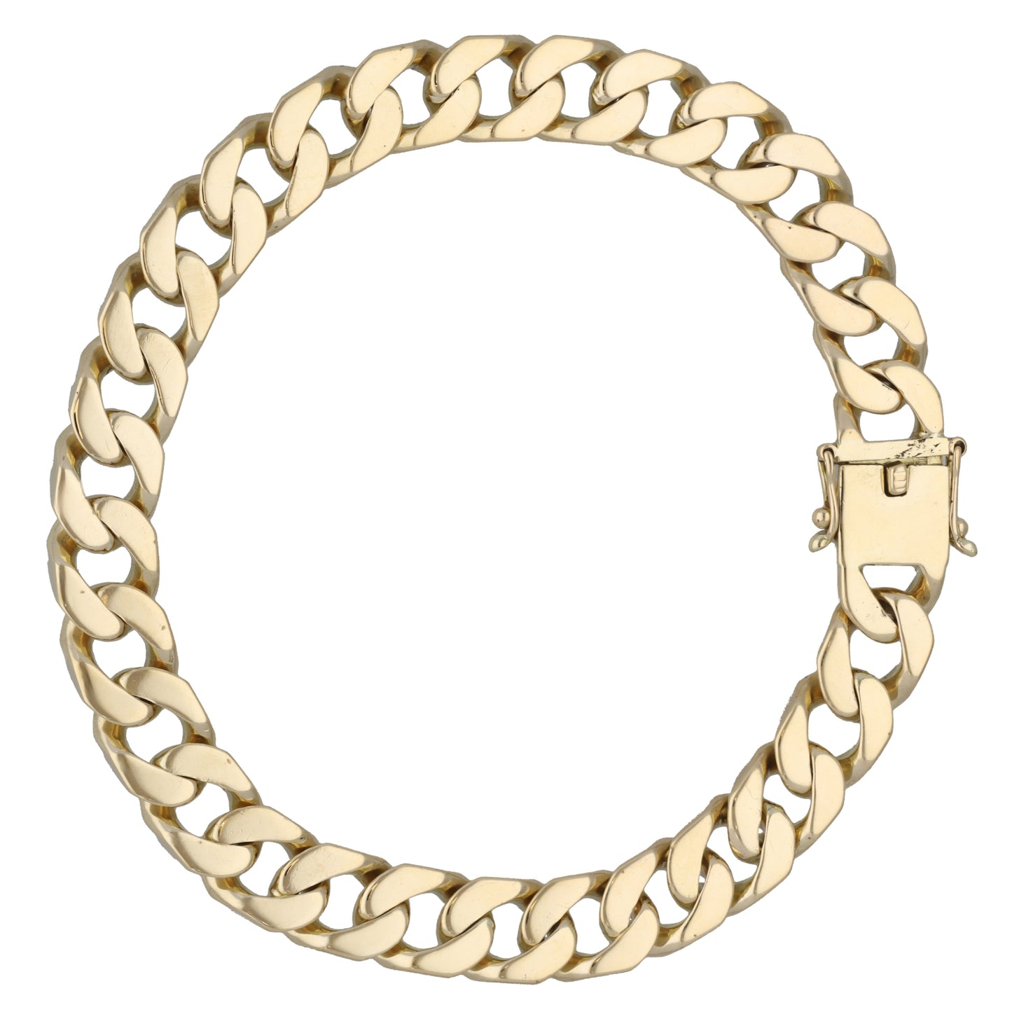 14ct Gold Curb Bracelet