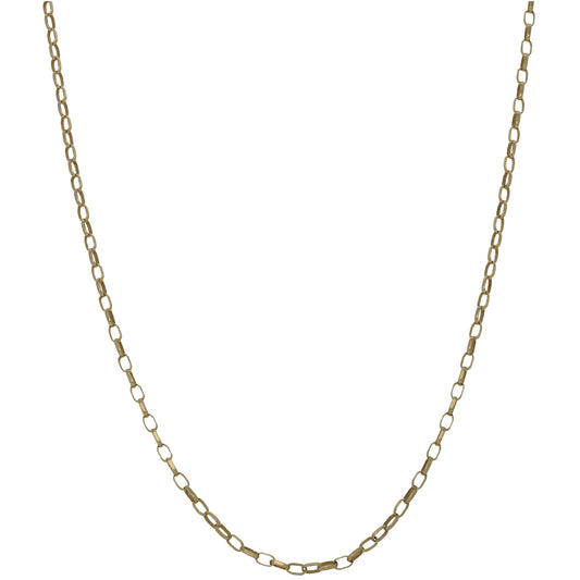 9ct Gold Belcher Chain 20"
