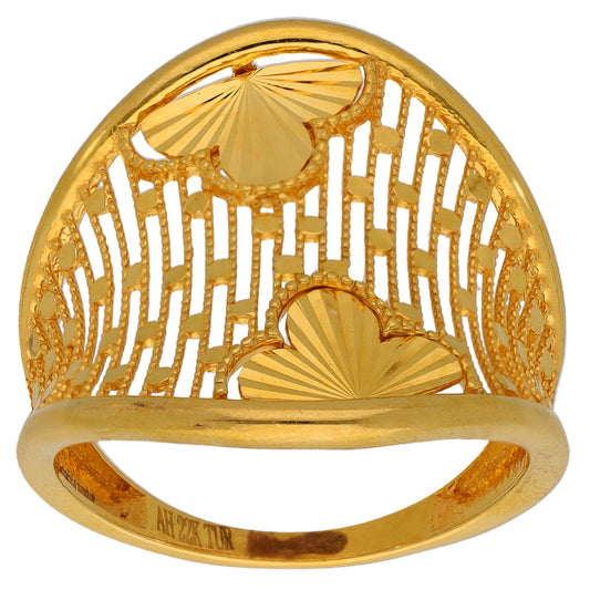 22ct Gold Alternative Ring Size P