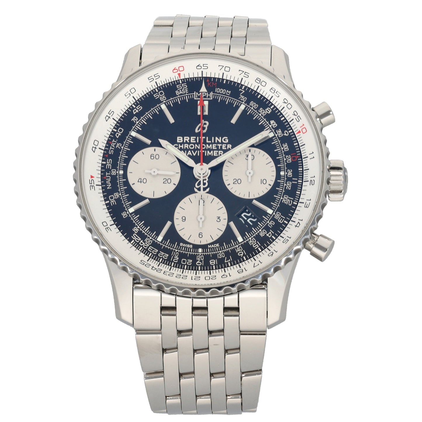 Breitling Navitimer AB0121 42mm Stainless Steel Watch