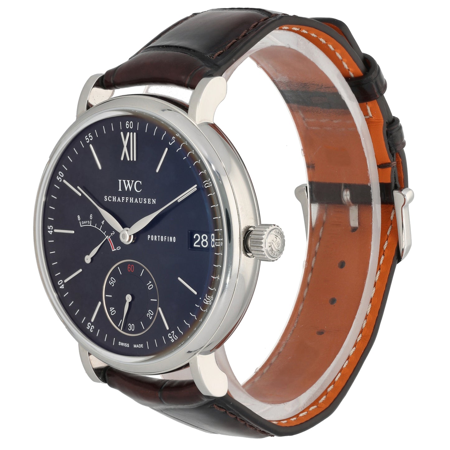 IWC Portofino Hand-Wound Eight Days IW510102 45mm Stainless Steel Watch