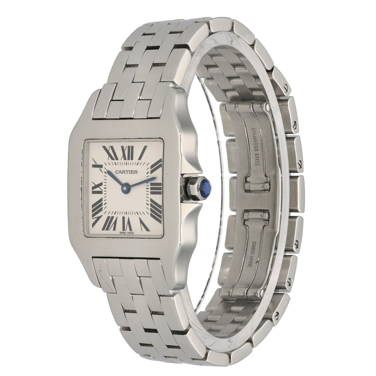 Cartier Santos Demoiselle W25065Z5 26mm Stainless Steel Watch