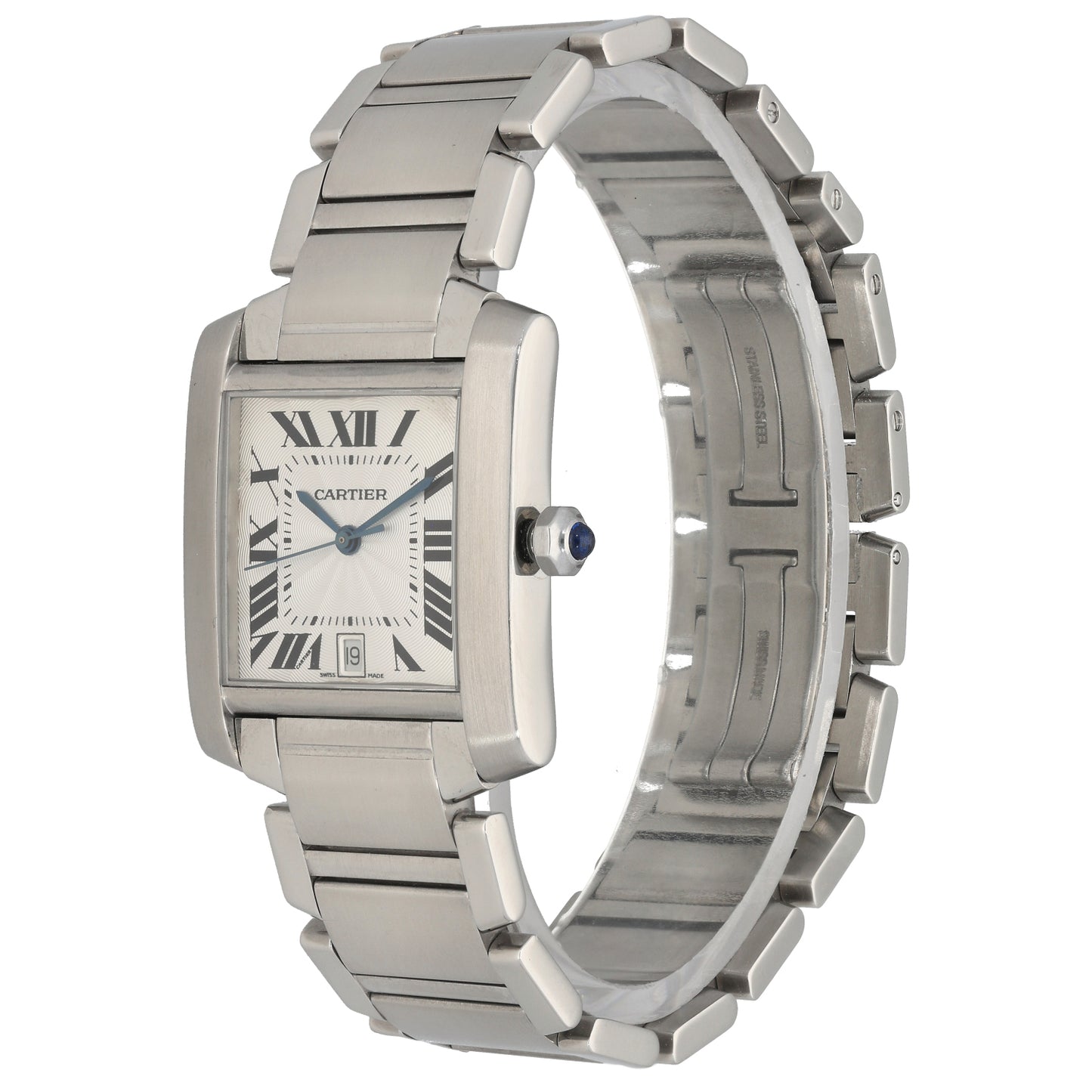 Cartier Tank Francaise W51002Q3 28mm Stainless Steel Watch