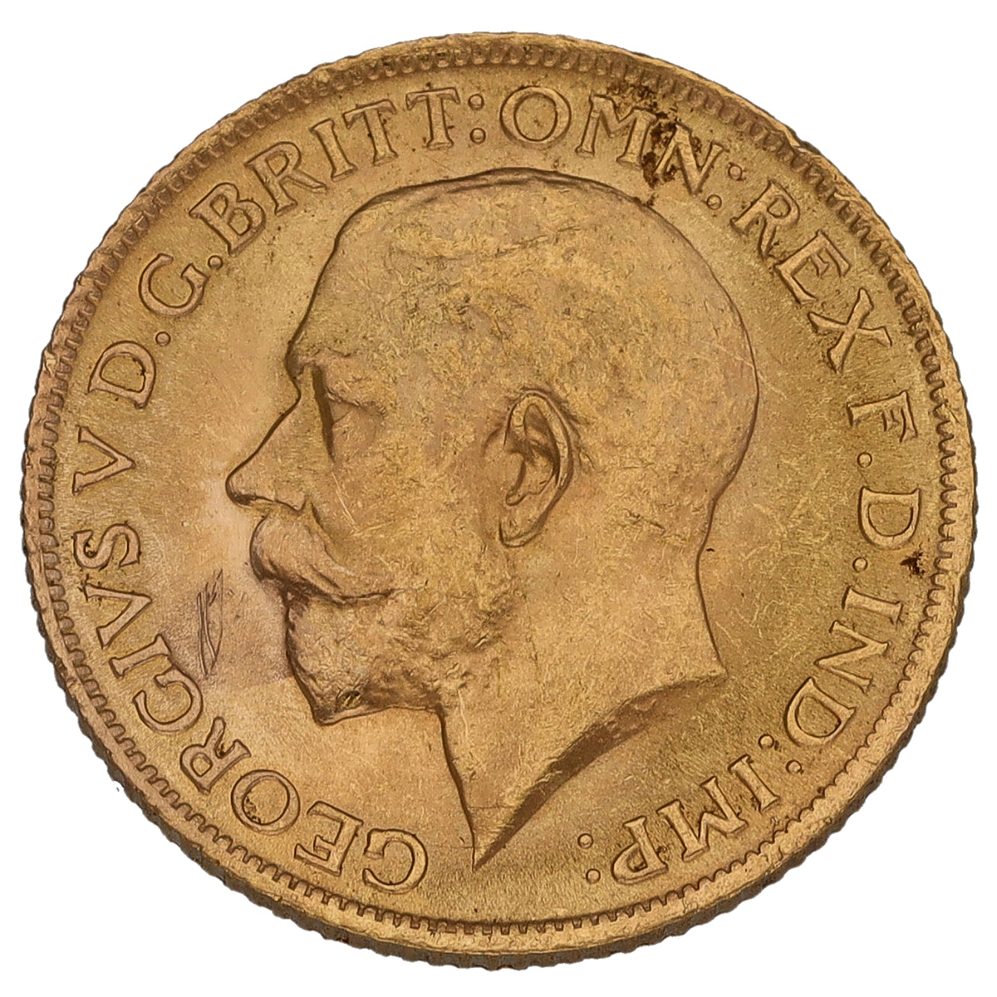 22ct Gold King George V Full Sovereign Coin 1915