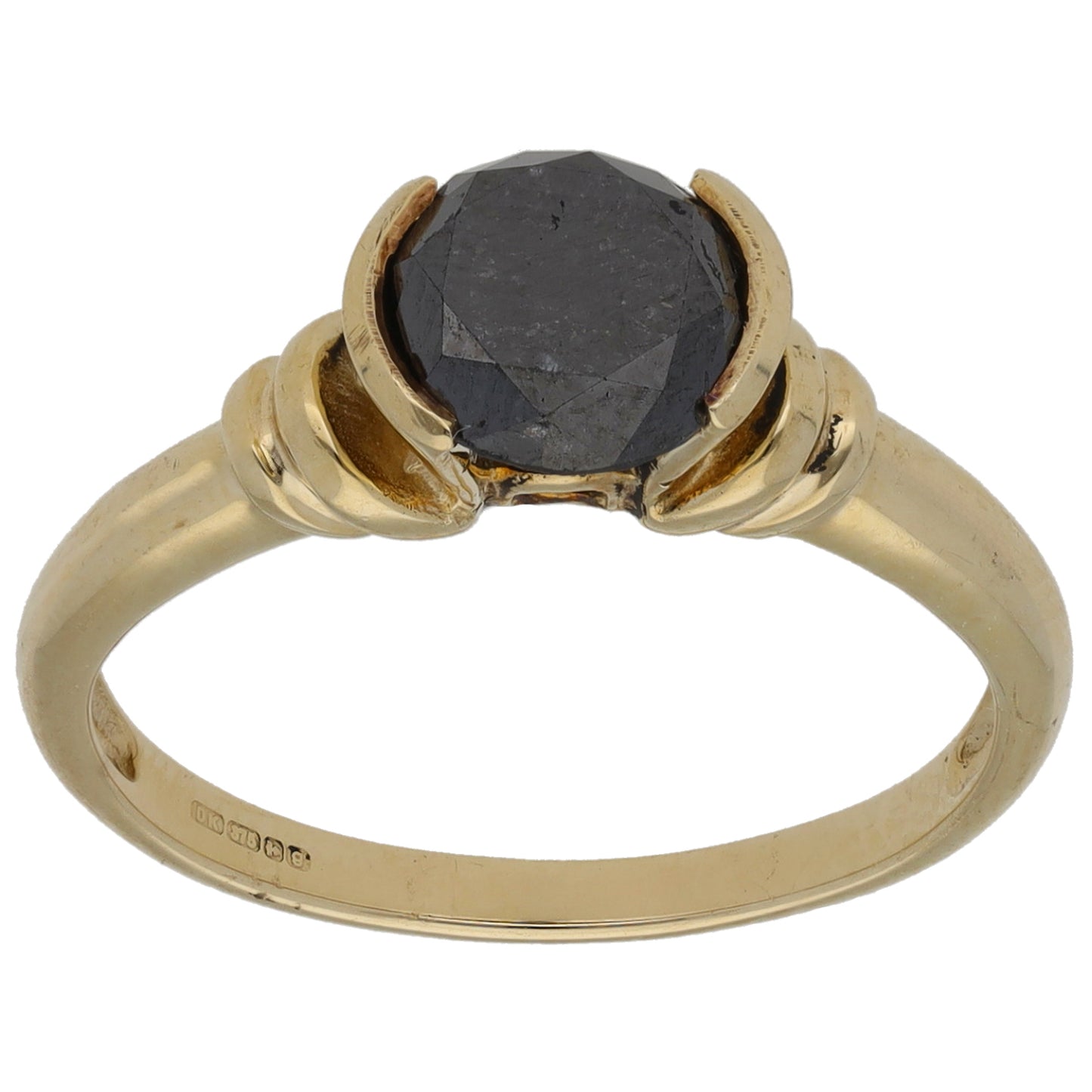 9ct Gold 1.50ct Diamond Solitaire Ring Size N