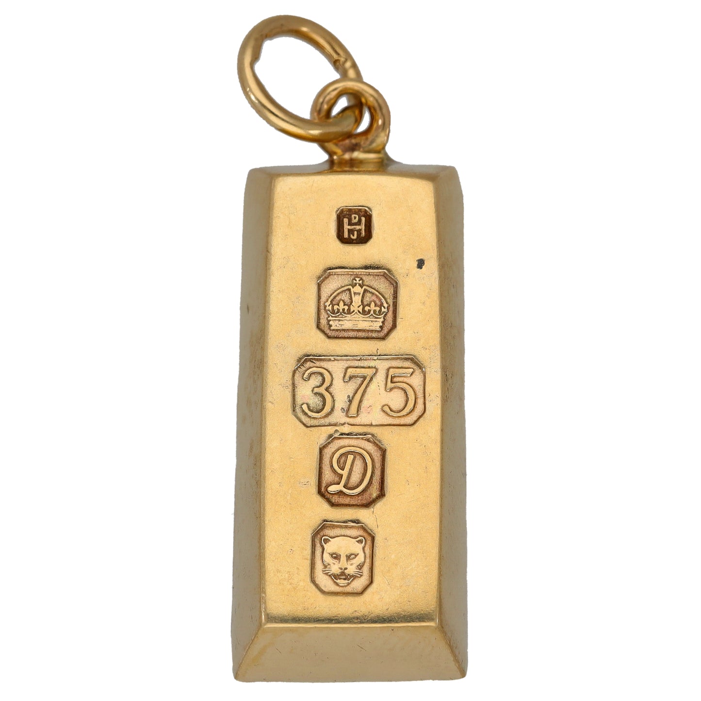 9ct Gold Ingot Pendant