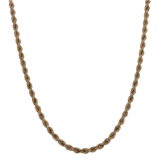 9ct Gold Rope Chain 18"