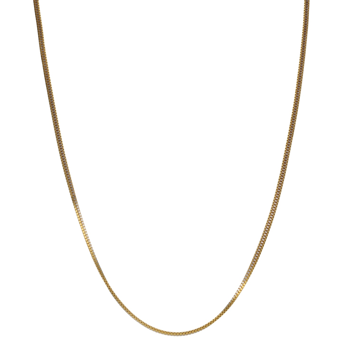 18ct Gold Snake Chain 18"
