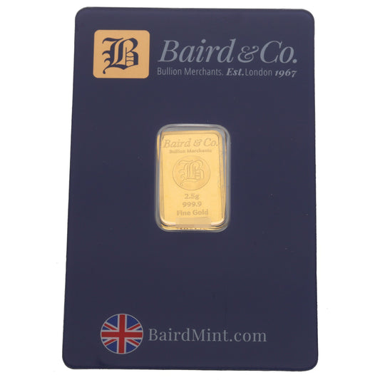 24ct 2.5g Gold Bar