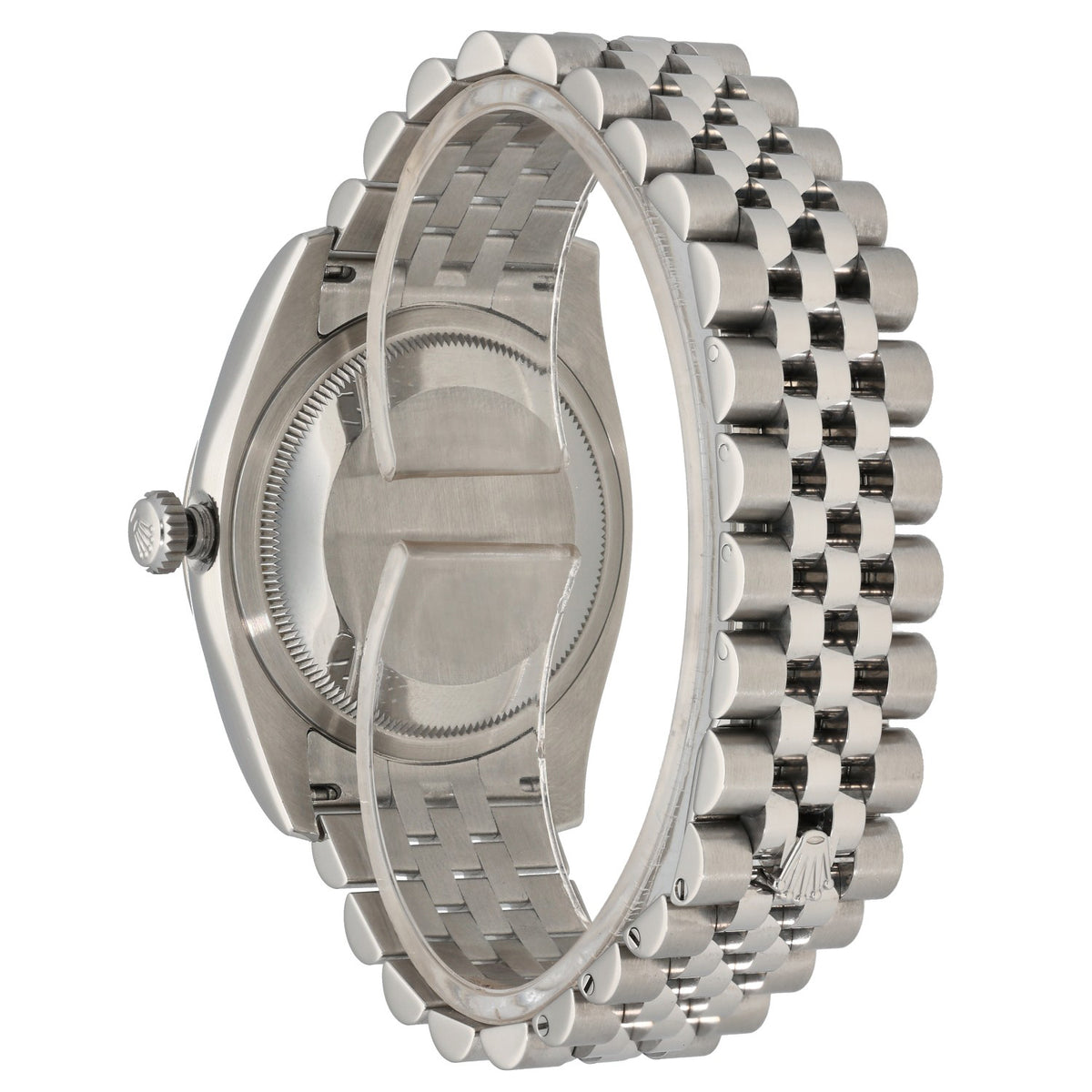 Rolex Datejust 116234 , 36mm stainless steel case and 18cm bracelet rear angle