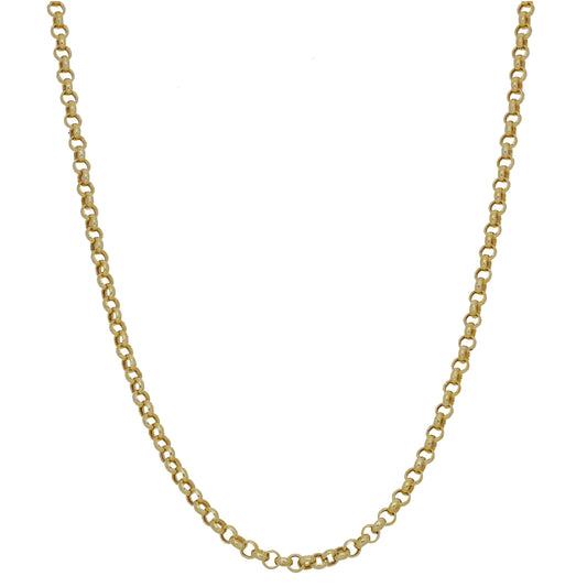 New 9ct Gold Belcher Chain 22"