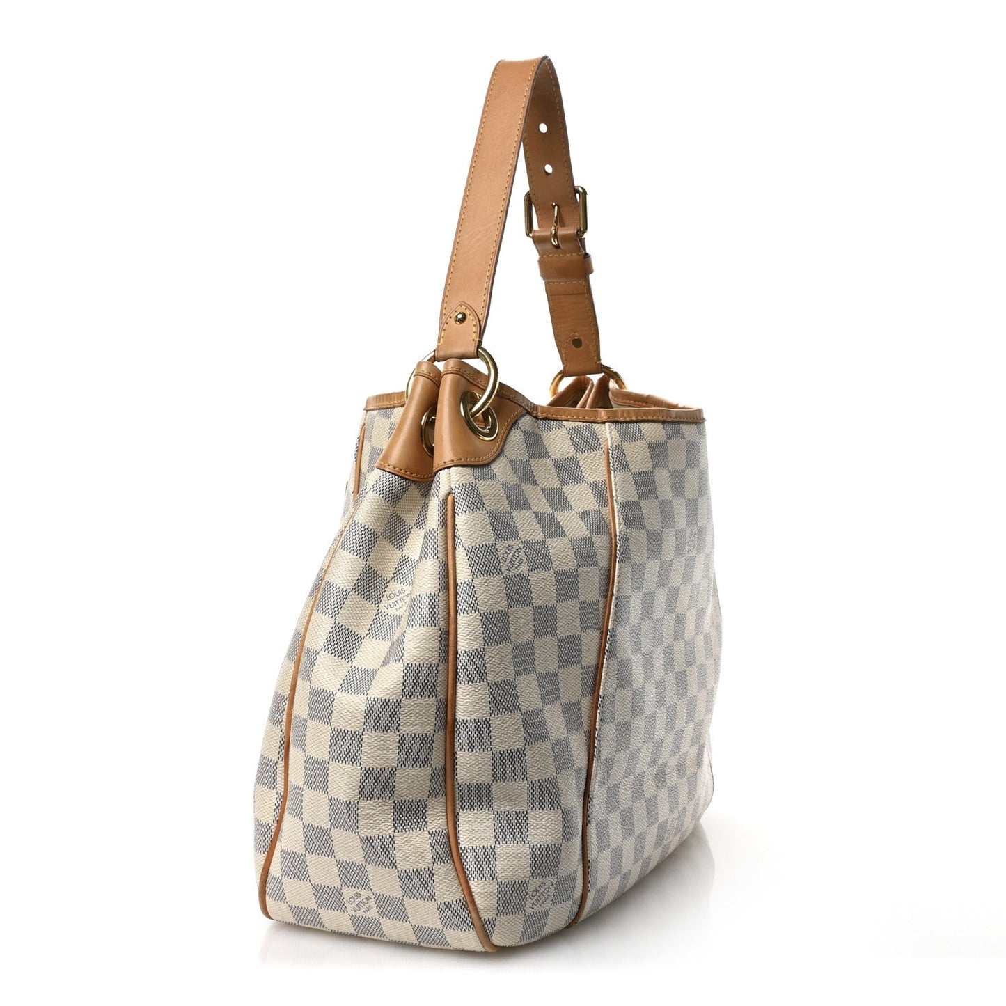 Louis Vuitton Galliera PM Damier Azur Coated Canvas Bag - Off White & Blue