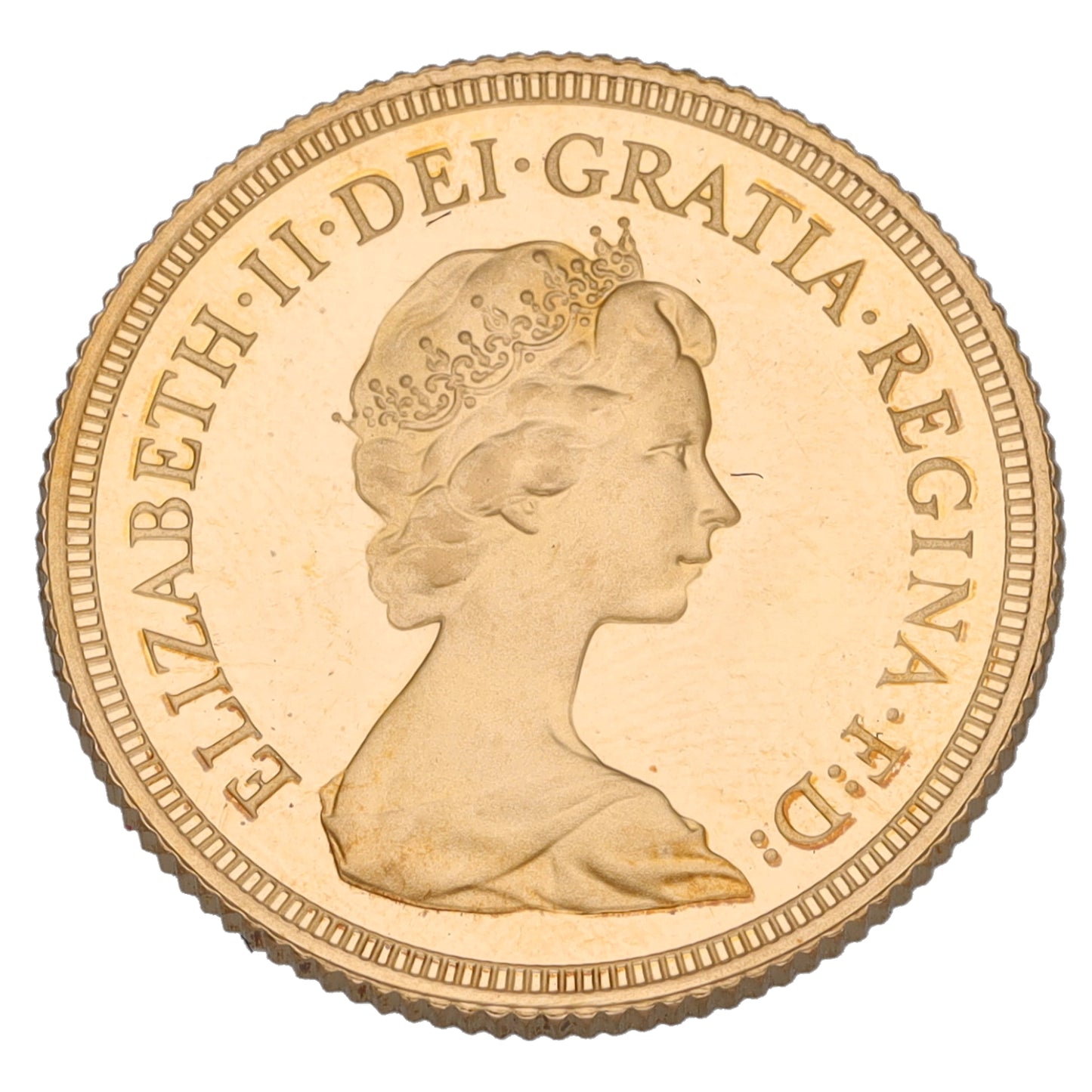 22ct Gold Queen Elizabeth II Full Sovereign Coin 1979