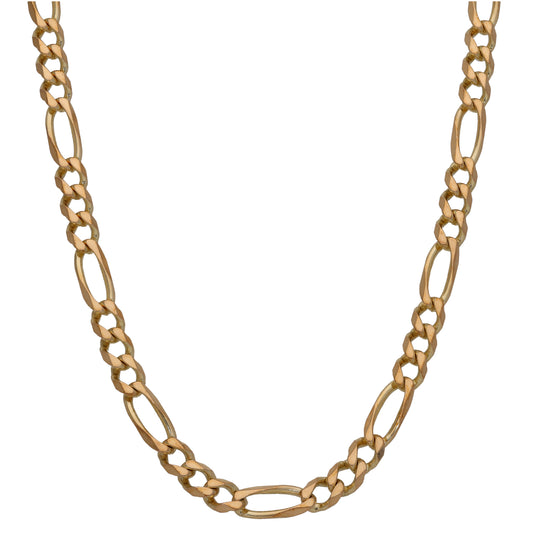 9ct Gold Figaro Chain 20"