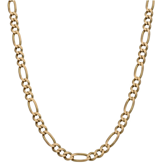 9ct Gold Figaro Chain 22"