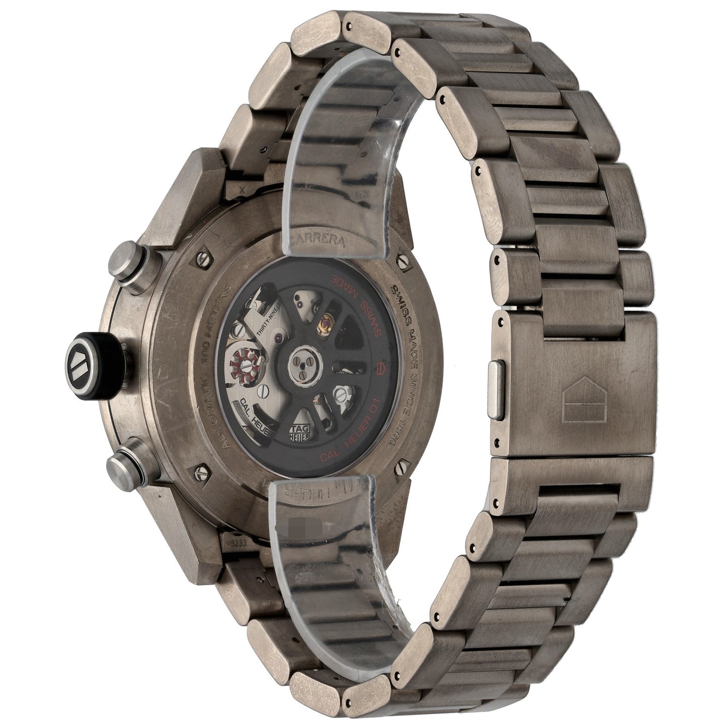 Tag Heuer Carrera CAR2A8A 45mm Titanium Watch
