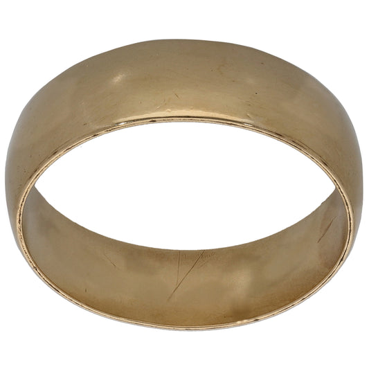 9ct Gold Plain Wedding Ring Size V
