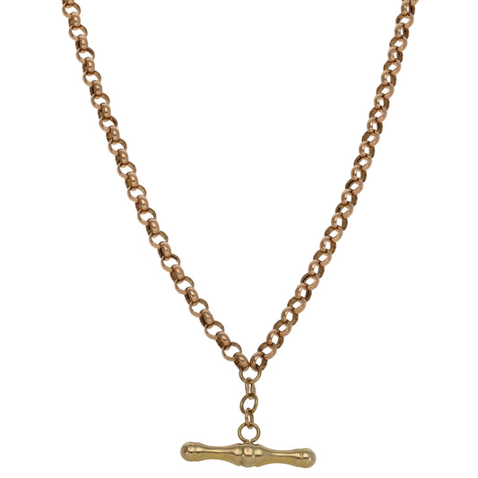 9ct Gold Belcher Chain 18"