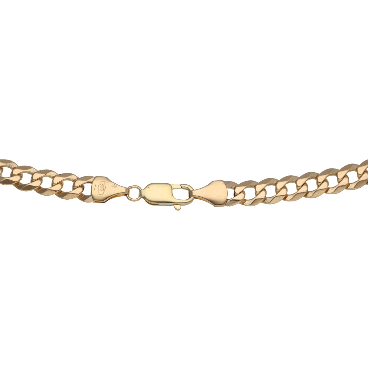 9ct Gold Curb Chain 22"