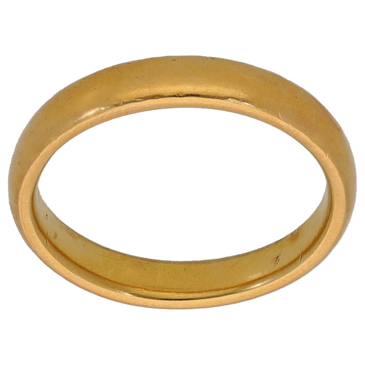 22ct Gold Plain Wedding Ring Size L