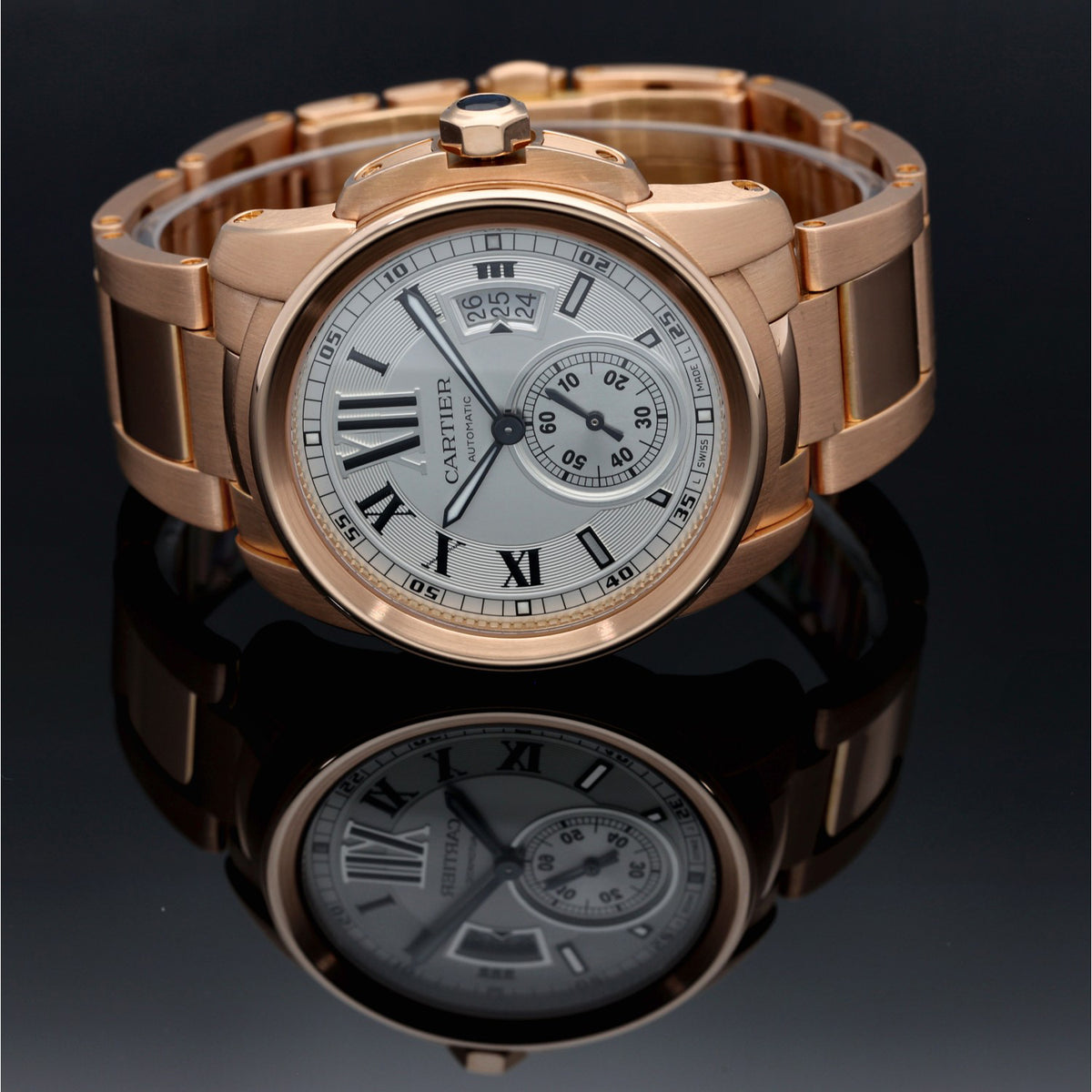 Cartier Calibre De Cartier 3300 42mm Rose Gold Watch