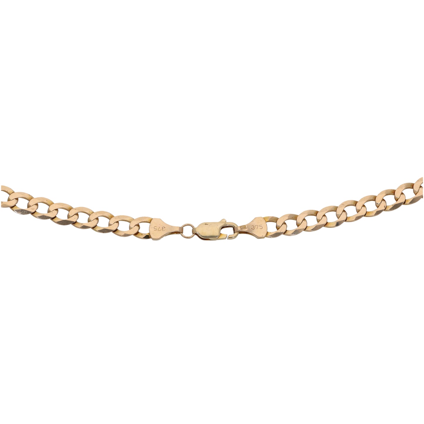 9ct Gold Curb Chain 20"