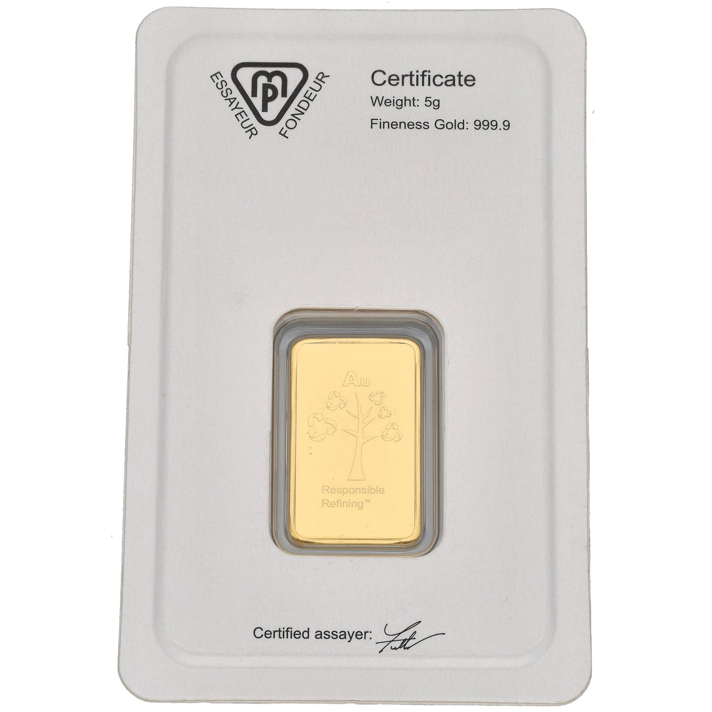 24ct 5g Gold Bar