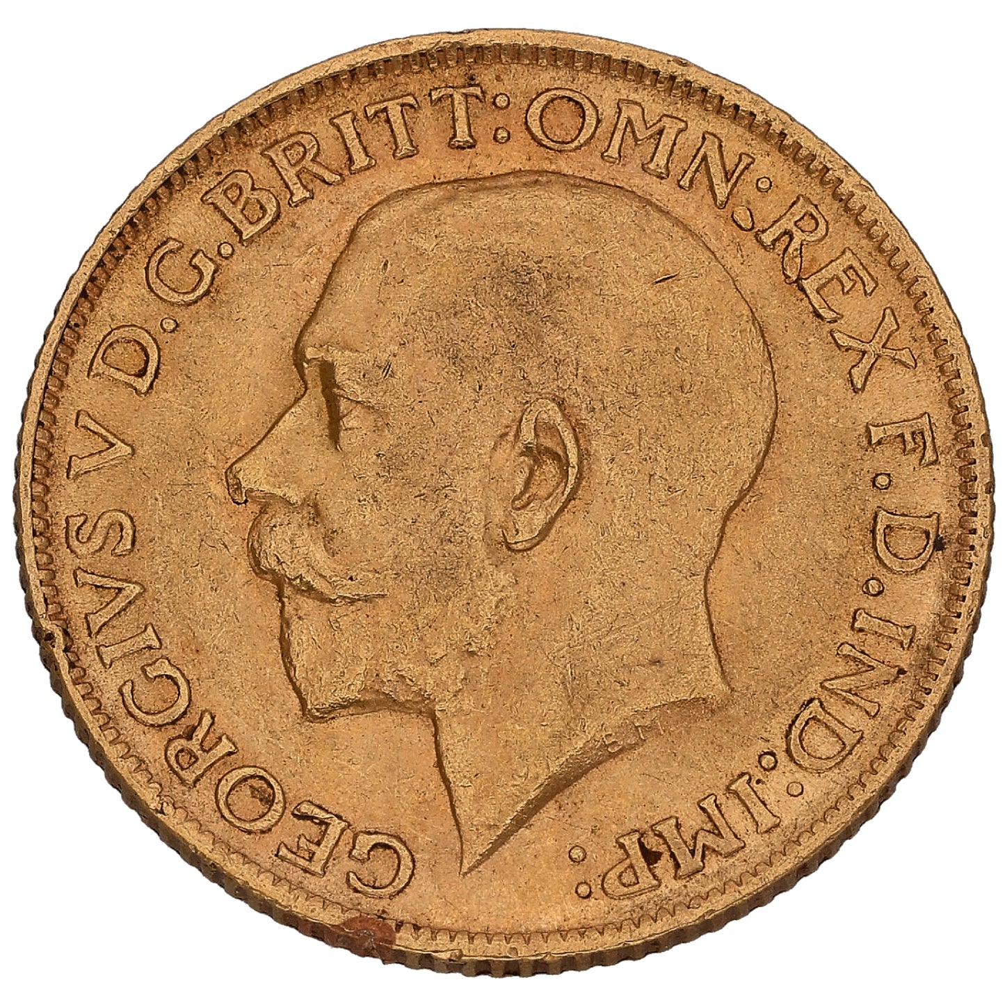 22ct Gold King George V Full Sovereign Coin 1913