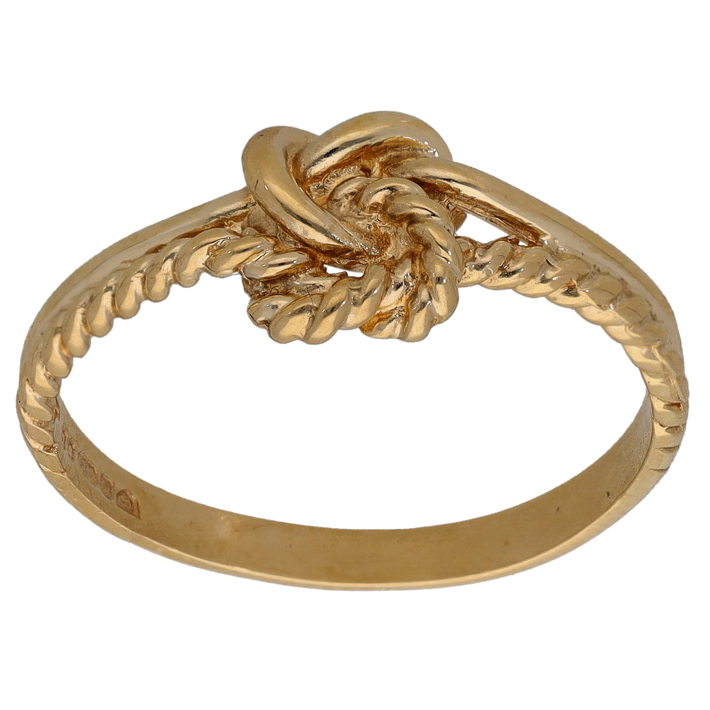 9ct Gold Knot Ring Size P