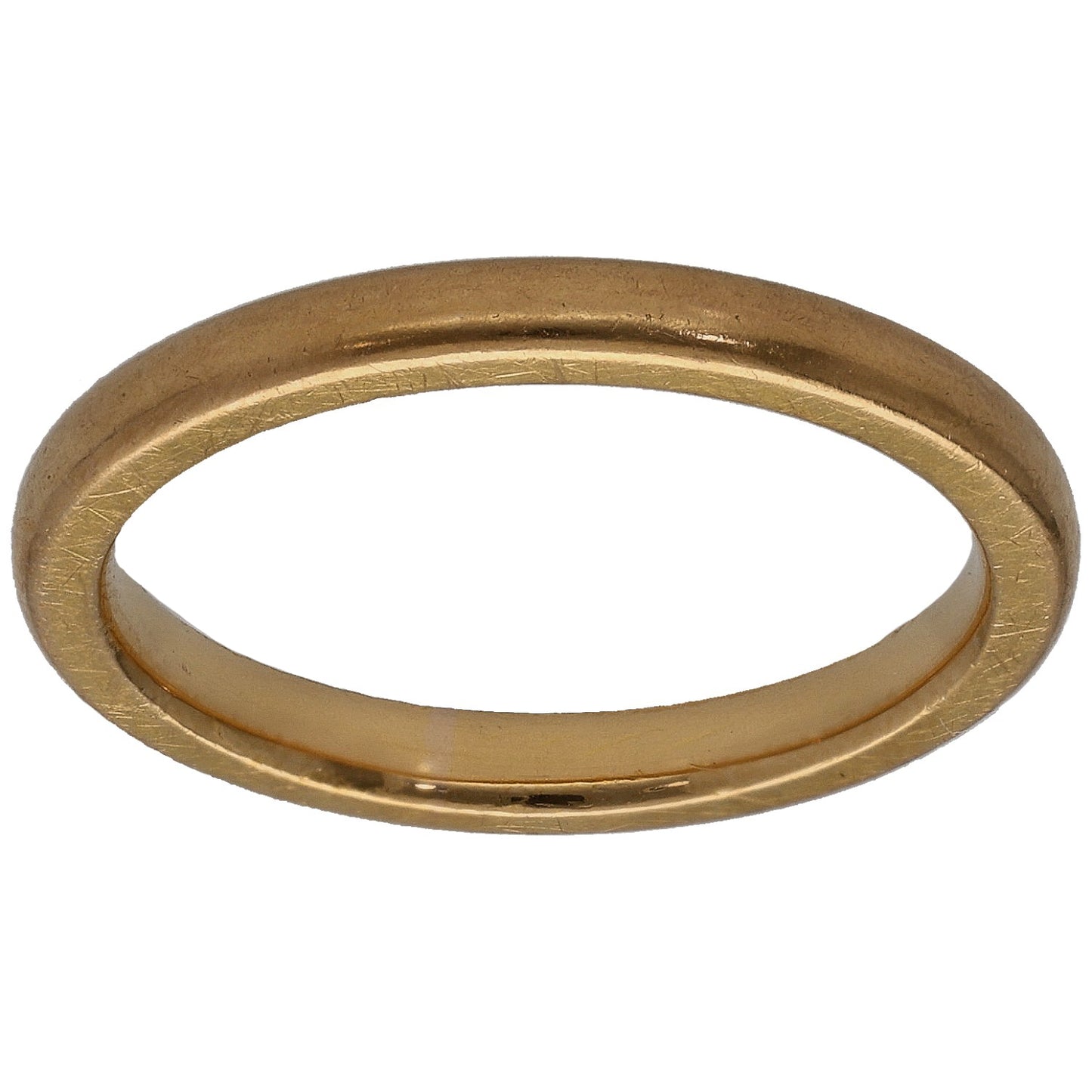 22ct Gold Plain Wedding Ring Size L