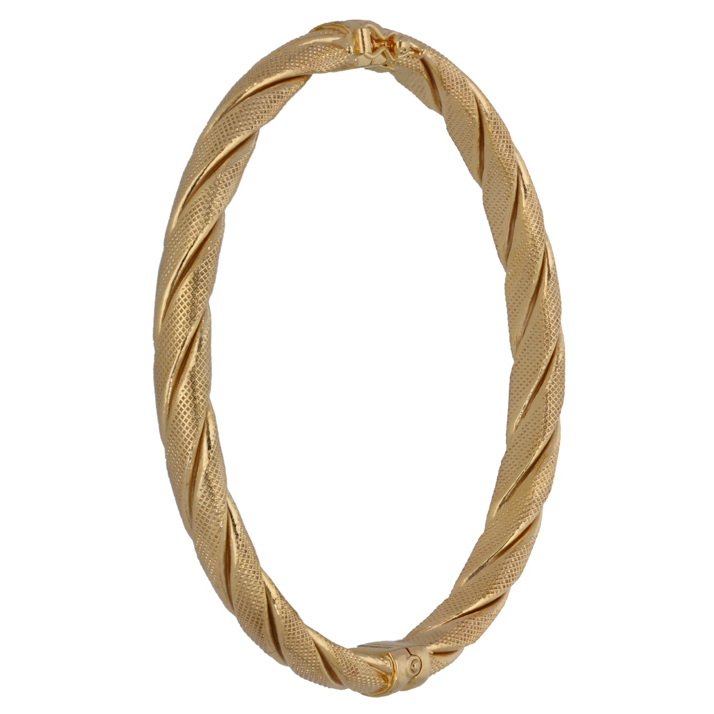 9ct Gold Hinged/Clasp Bangle
