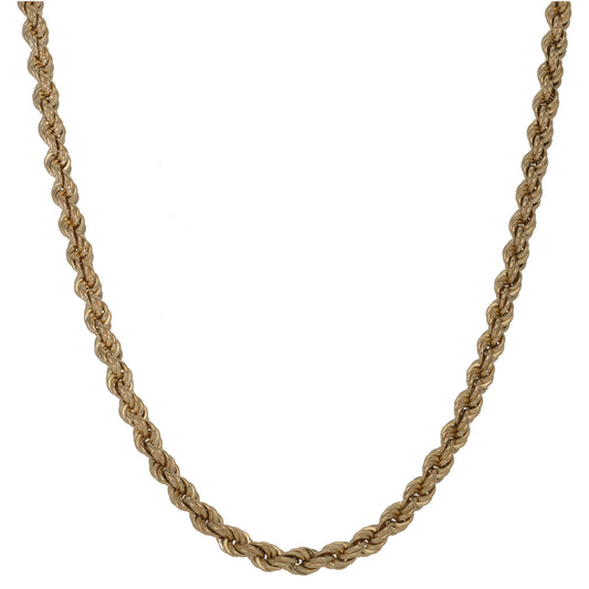 9ct Gold Rope Chain 22"