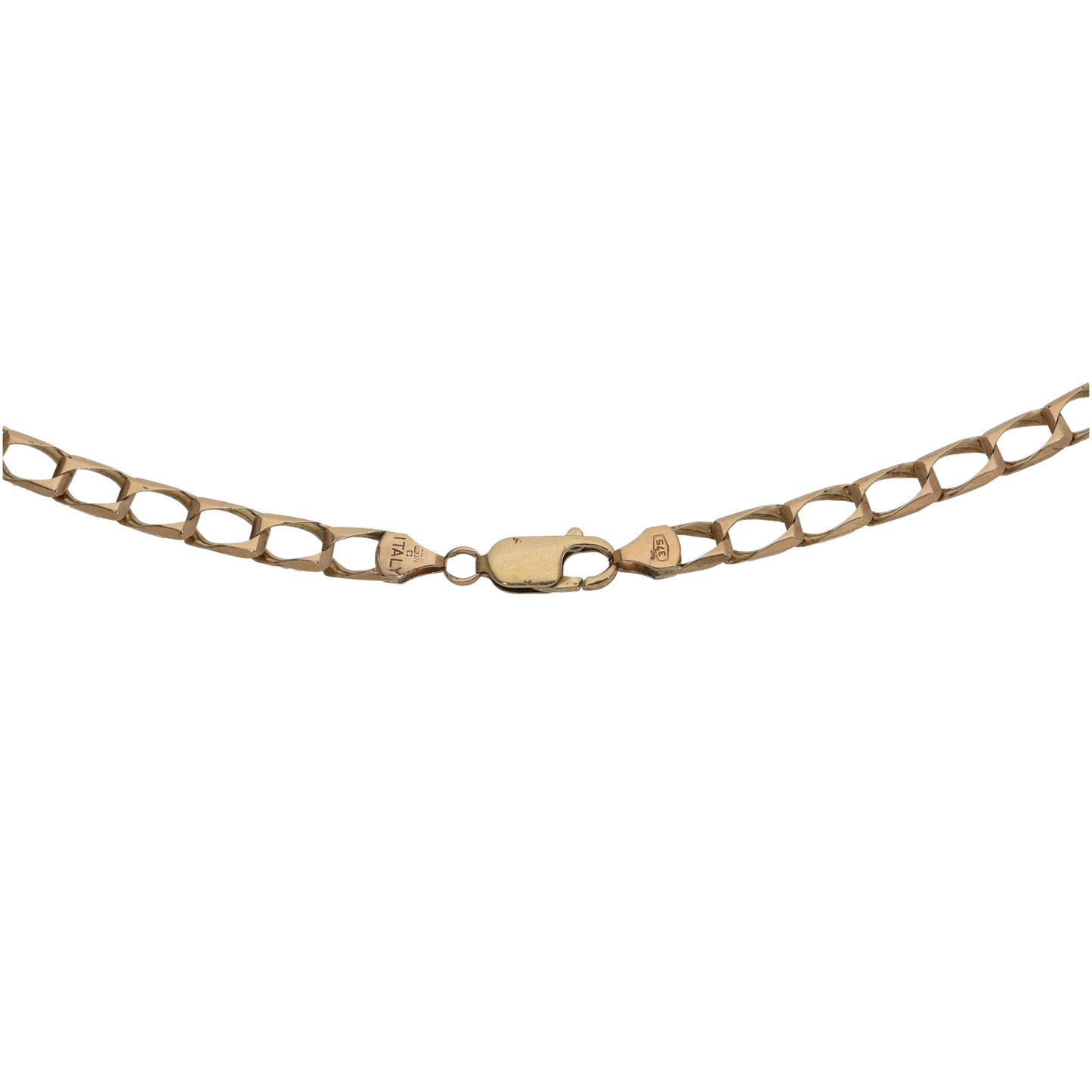 9ct Gold Curb Chain 24"