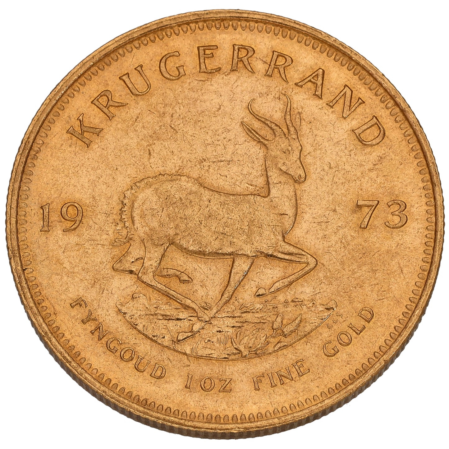 22ct Gold 1 OZ Krugerrand Coin 1973