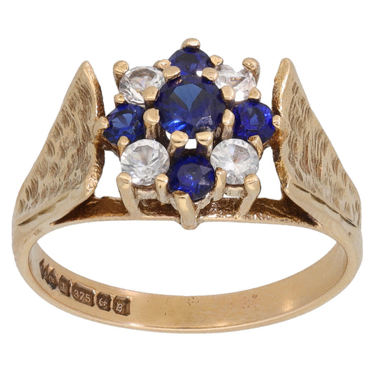 9ct Gold Imitation Dress/Cocktail Ring Size O