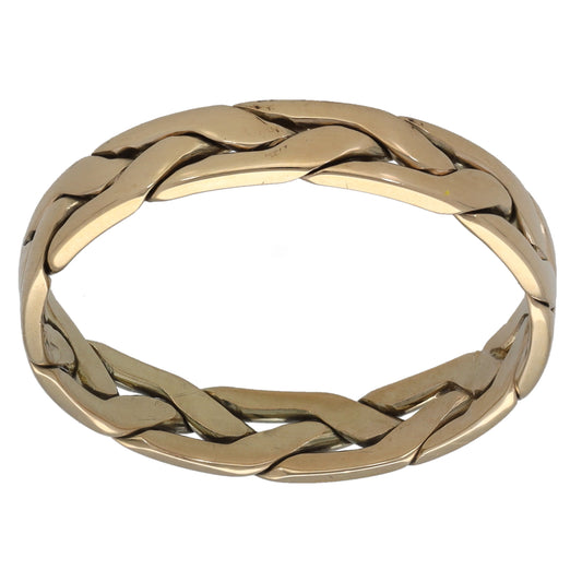 9ct Gold Alternative Ring Size R