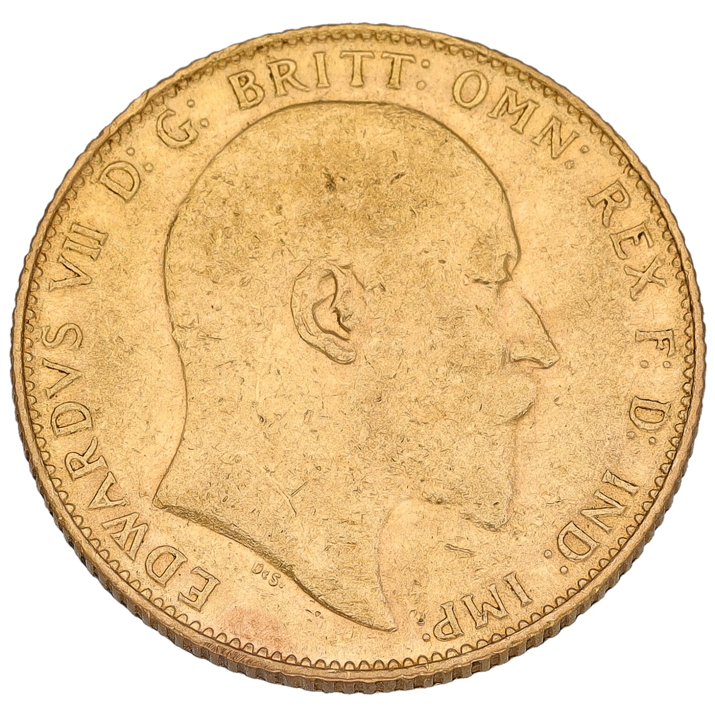 22ct Gold King Edward VII Full Sovereign Coin 1907
