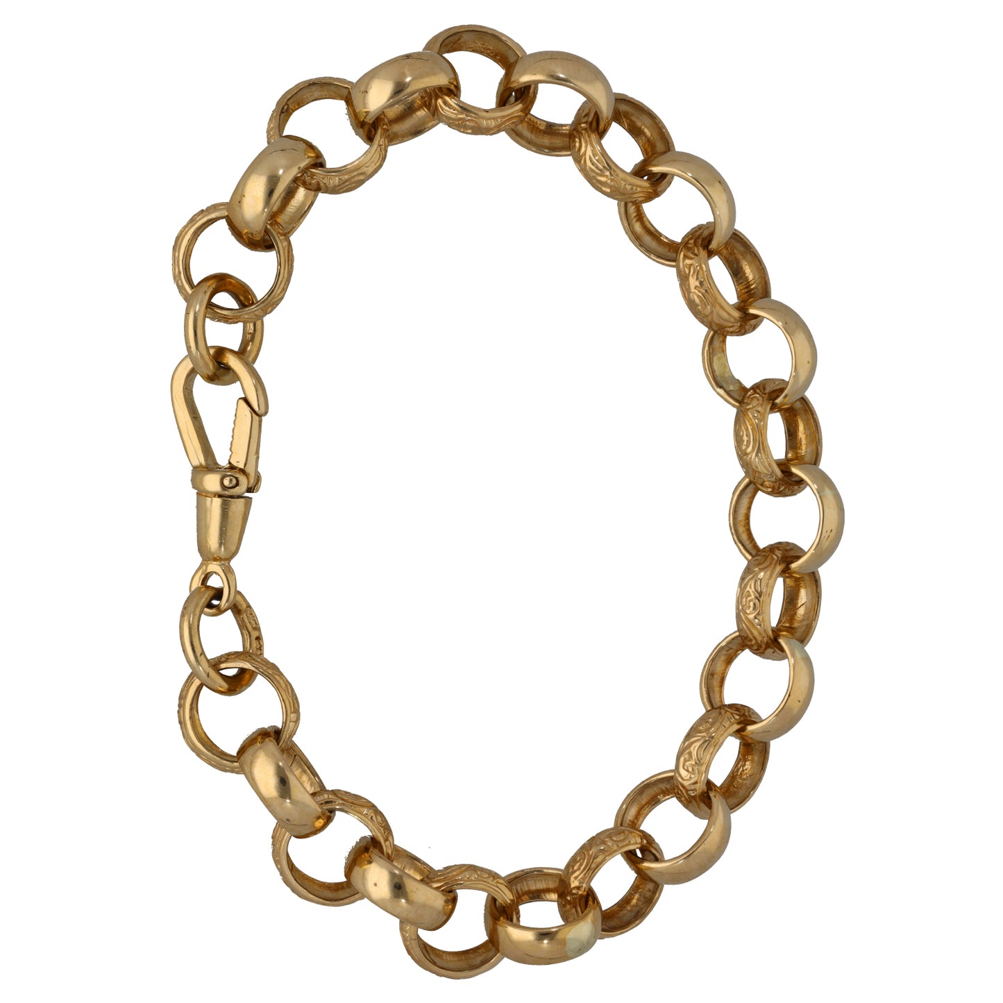 9ct Gold Belcher Bracelet