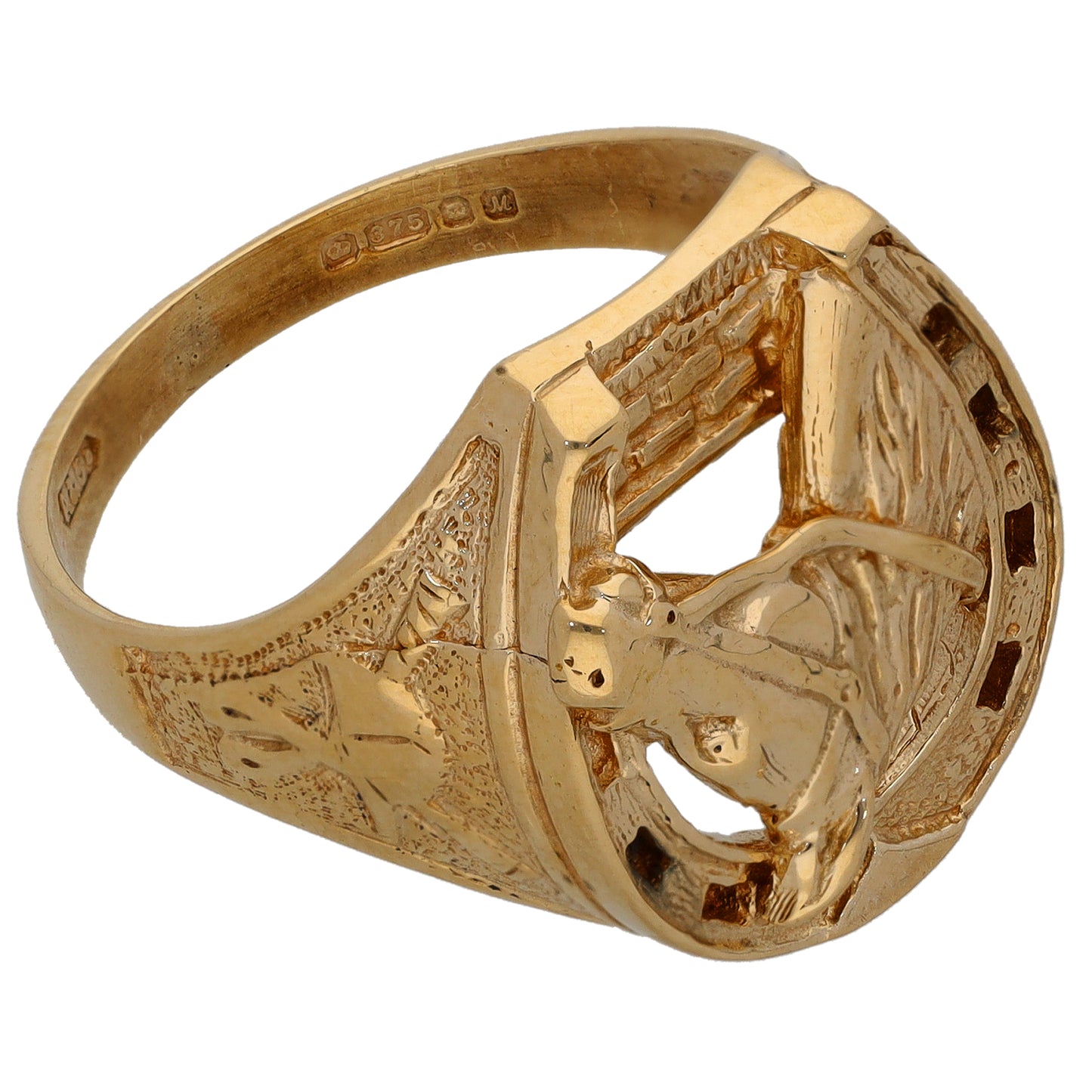 9ct Gold Alternative Ring Size S