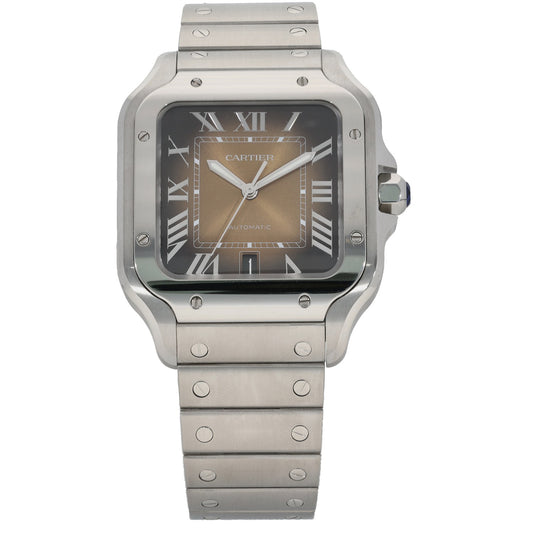 Cartier Santos WSSA0064 39.8mm Stainless Steel Watch