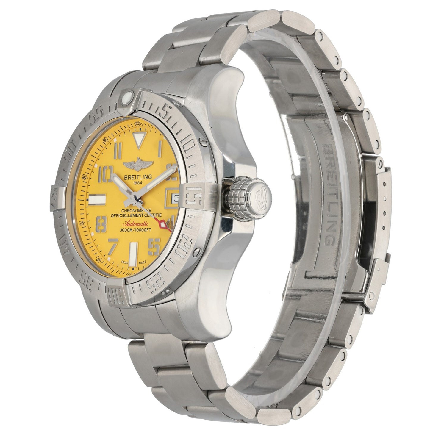 Breitling Avenger II Seawolf A17331 45mm Stainless Steel Watch