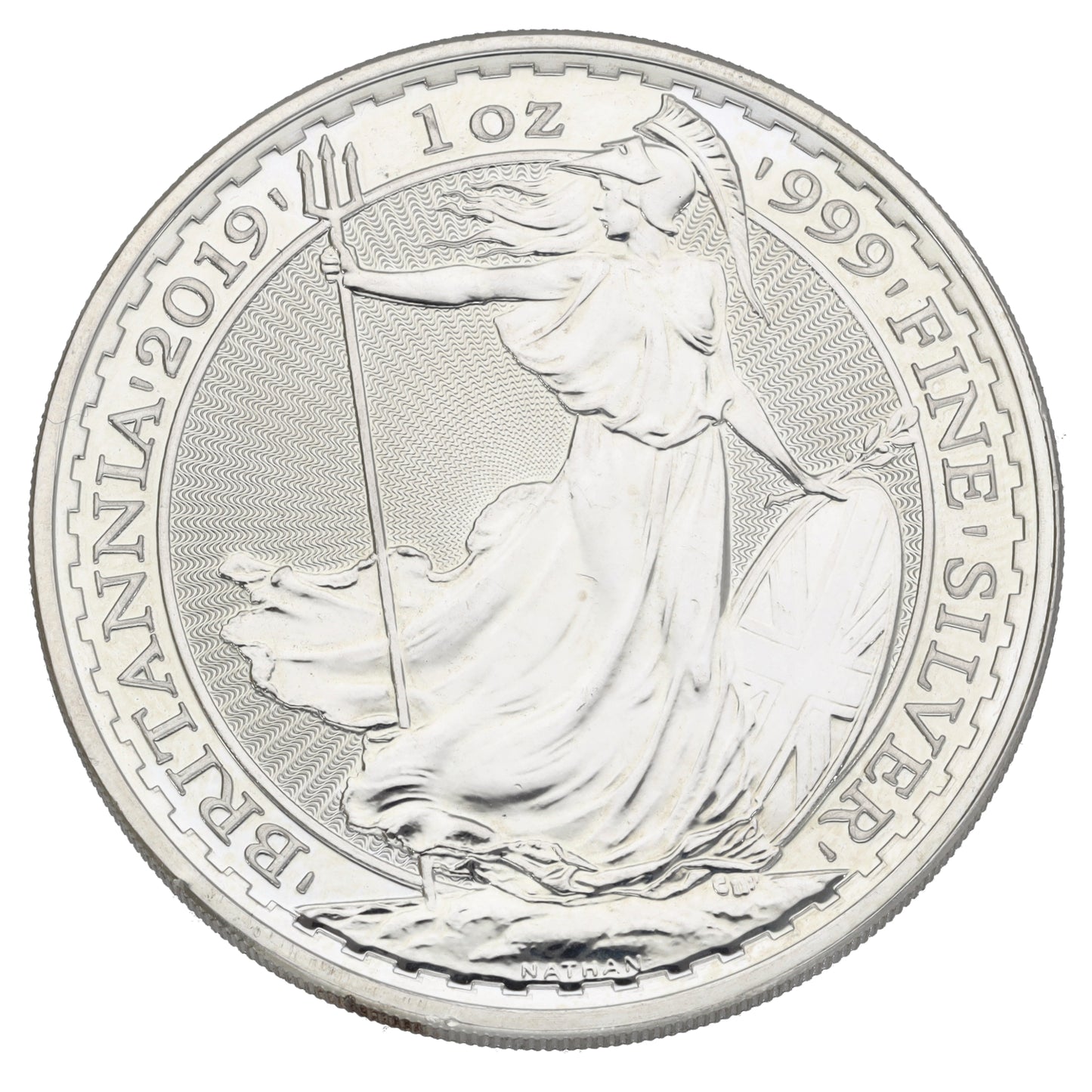 Fine Silver Queen Elizabeth II 1 OZ Britannia Coin 2019