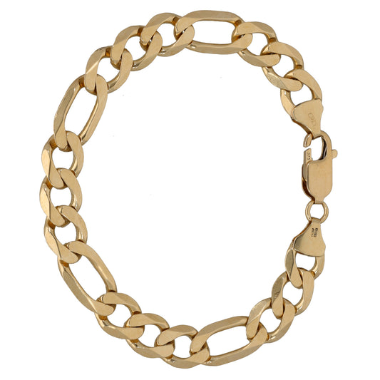 9ct Gold Figaro Bracelet