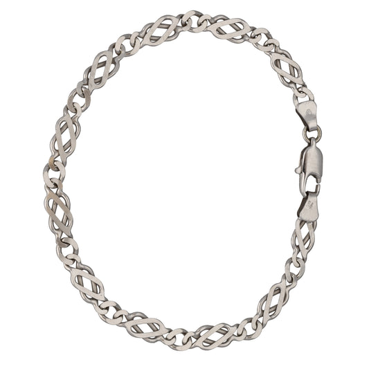 9ct White Gold Alternative Bracelet